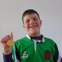 Medalling kid